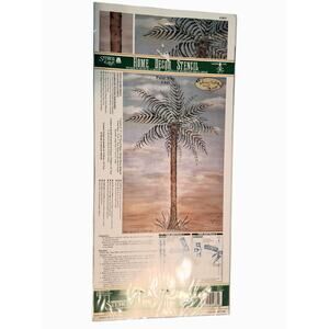 Home Decor Stencil Ease Palm Tree Jeannie Serpa New & Sealed Instructions J-843